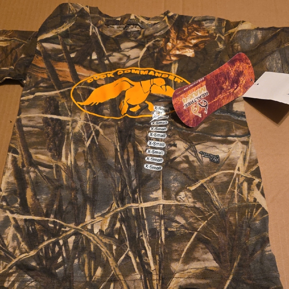 Realtree Kids Long Sleeve Camouflage Shirt - Brown and Gold